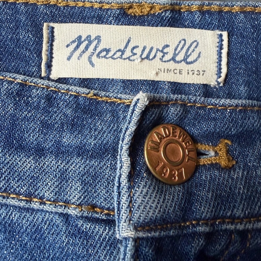 Madewell Women’s High-Rise Slim Distressed Boyjean Size 29 - Picture 3 of 7